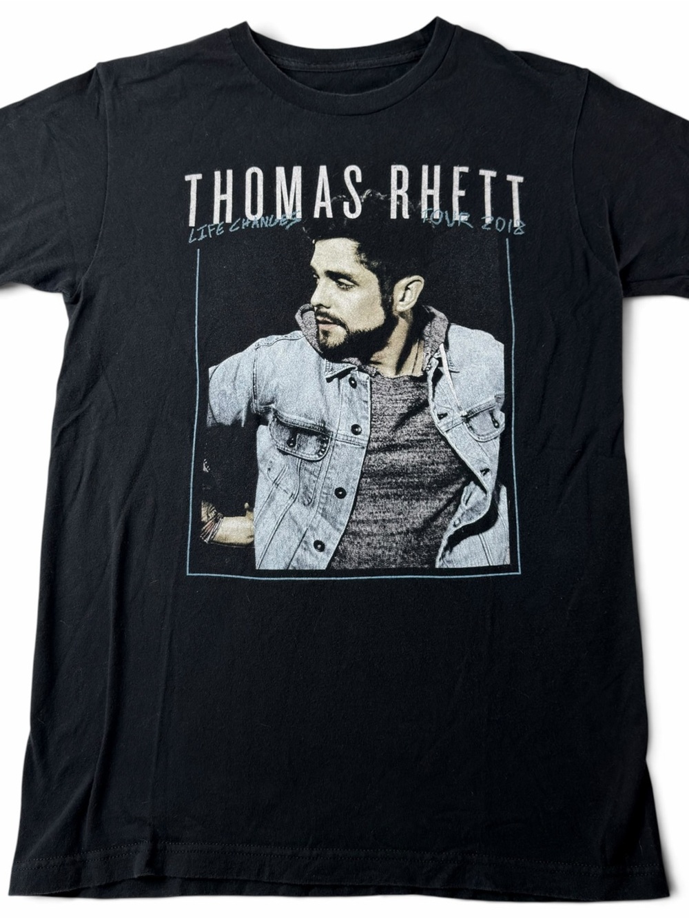 thomas rhett 2018 life changes tour concert t shirt black country music tee